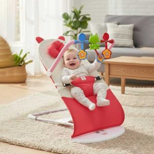 Love Baby Bouncer with Music & Toy Bar