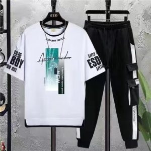 Half Sleeve T-Shirt & Trouser Set