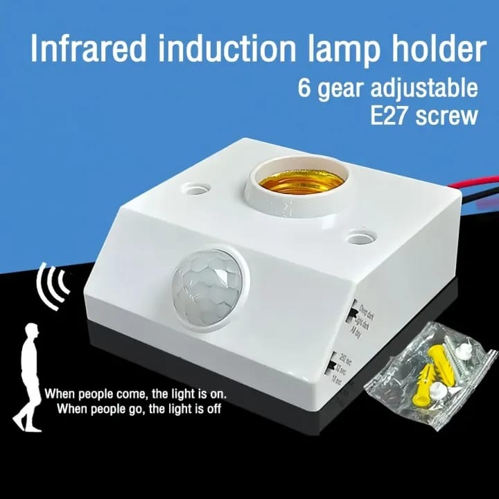 PIR motion sensor holder